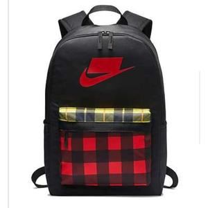 Nike Heritage Red Yellow  Plaid Bookbag